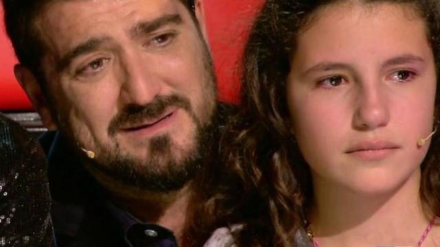 Antonio Orozco no pudo contener las lágrimos en el momento de la victoria de Rocío.