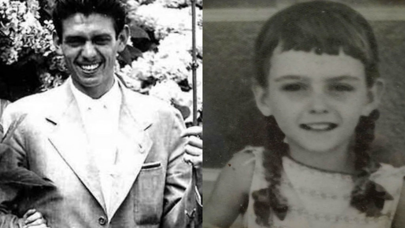 Leoncio González de Gregorio y Martí y su supuesta hija, Rosario.