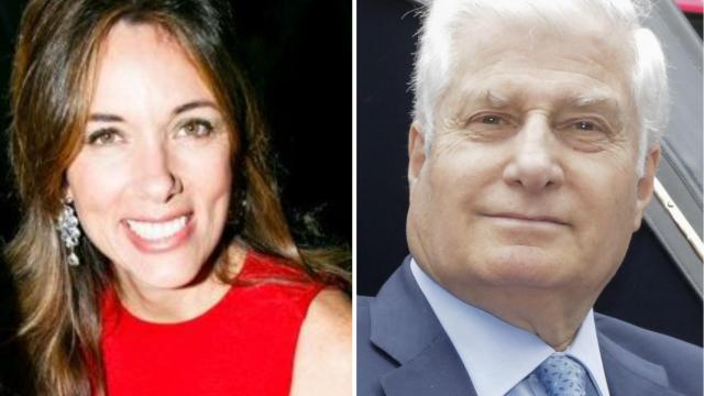 Silvia Bruttini y Carlos Fitz-James Stuart, juntos en la Feria de Abril.