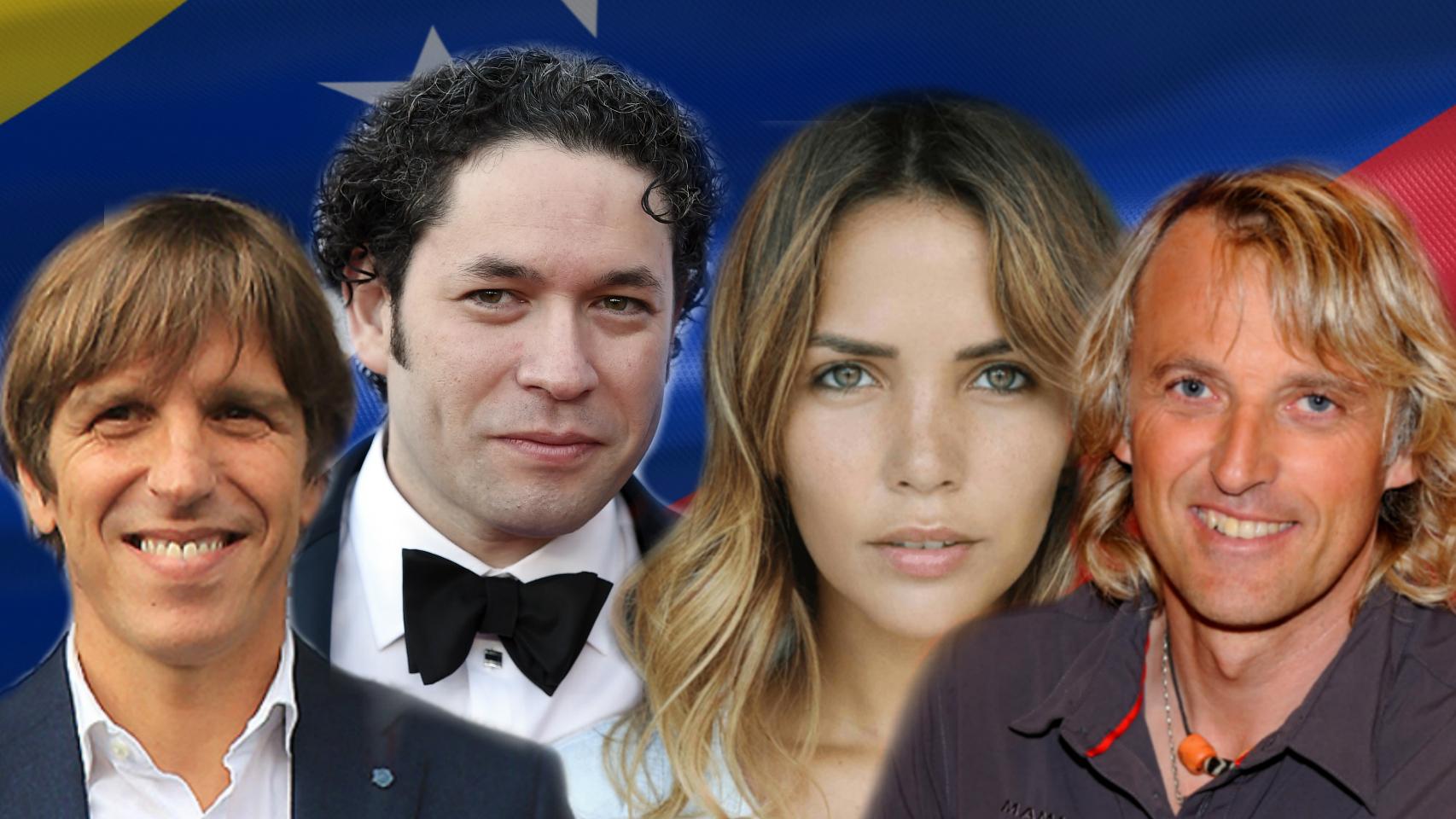 El Cordobés, Gustavo Dudamel, Rosana Zanetti y Jesús Calleja, entre los que han alzado su voz contra Nicolás Maduro.
