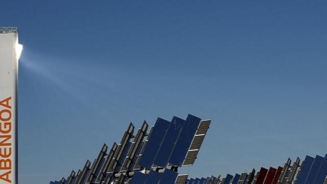 Imagen de archivo de una planta de Abengoa.