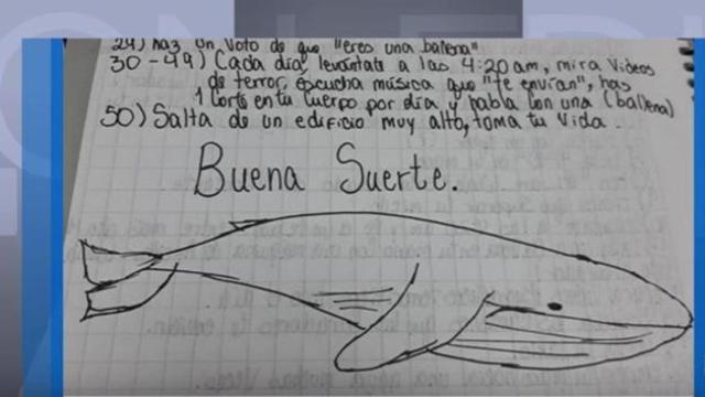 Nota que contiene las instrucciones del juego