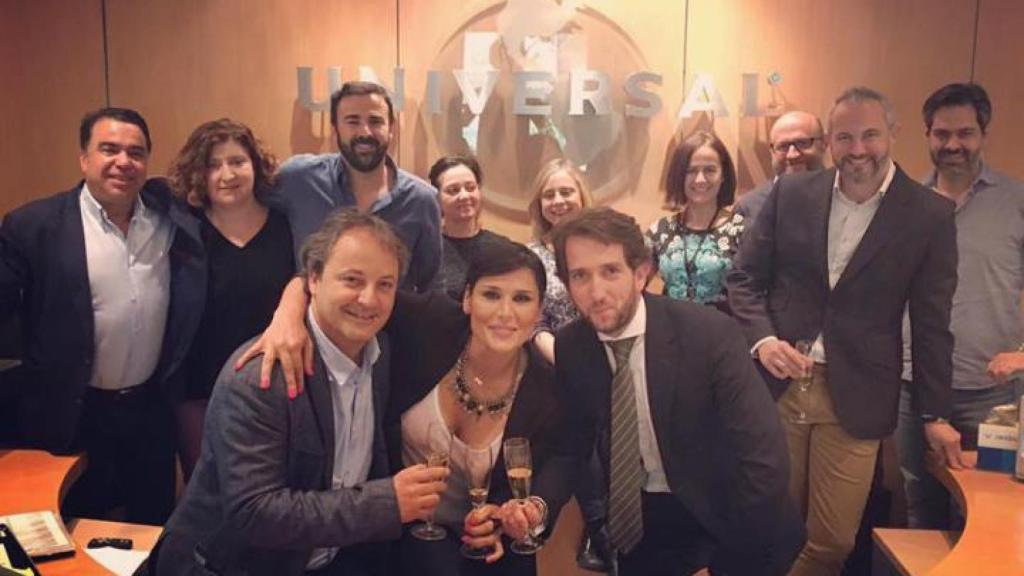 Rosa López junto a Raúl Berdonés (Derecha).