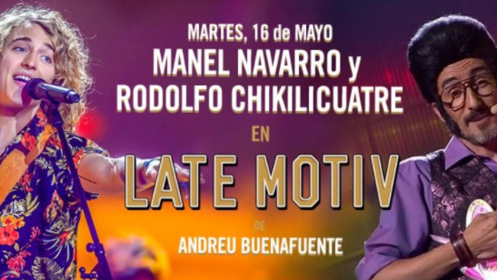 Manel Navarro hará una 'pelea de gallos' con Rodolfo Chikilicuatre