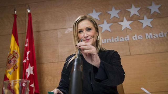 La presidenta de la Comunidad de Madrid, Cristina Cifuentes