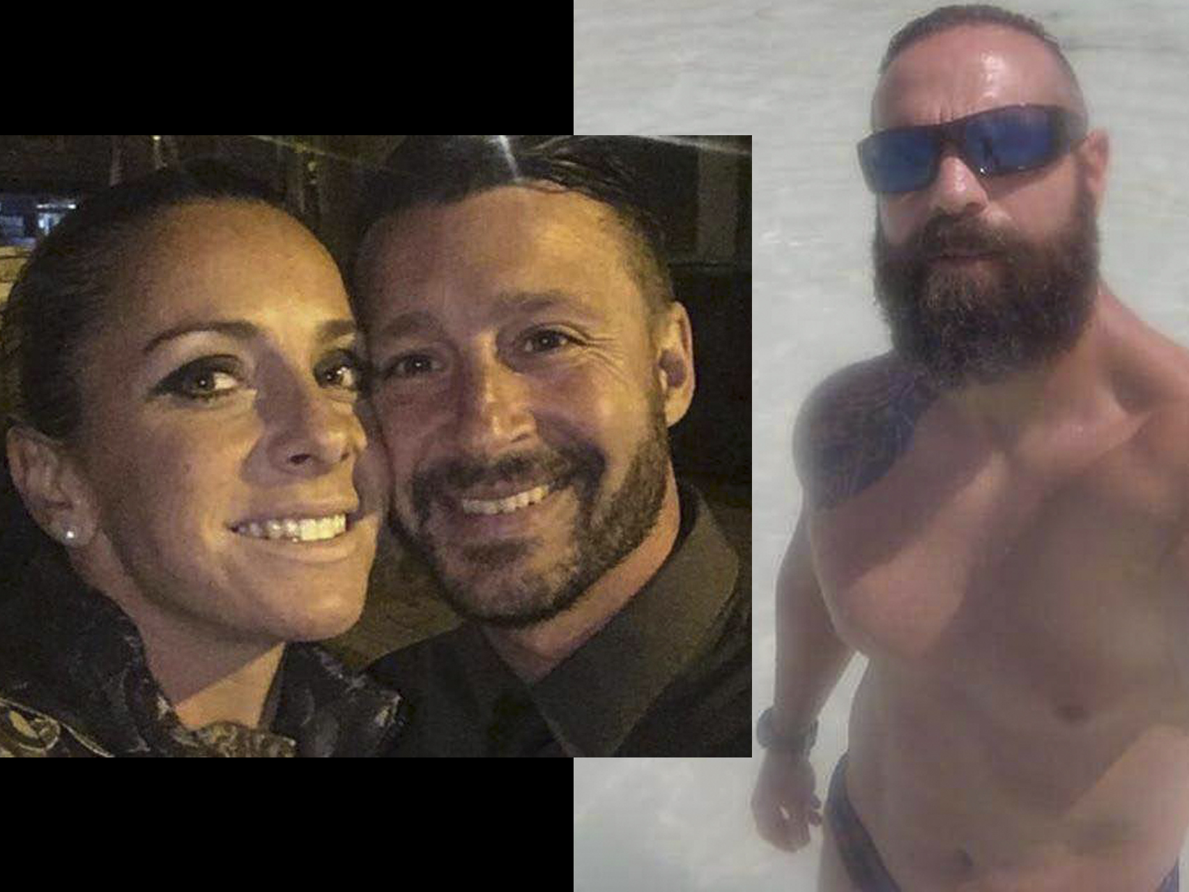 Rosa y Pedro (derecha) y Alberto (izquierda).