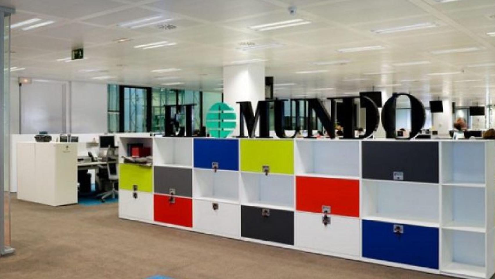 Redacción de El Mundo en Madrid, diario editado por Unidad Editorial.