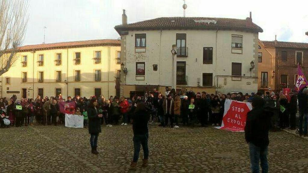 Una de las protestas de los vecinos antes de iniciar las obras.