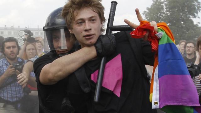 Manifestación por los derechos de los homosexuales
