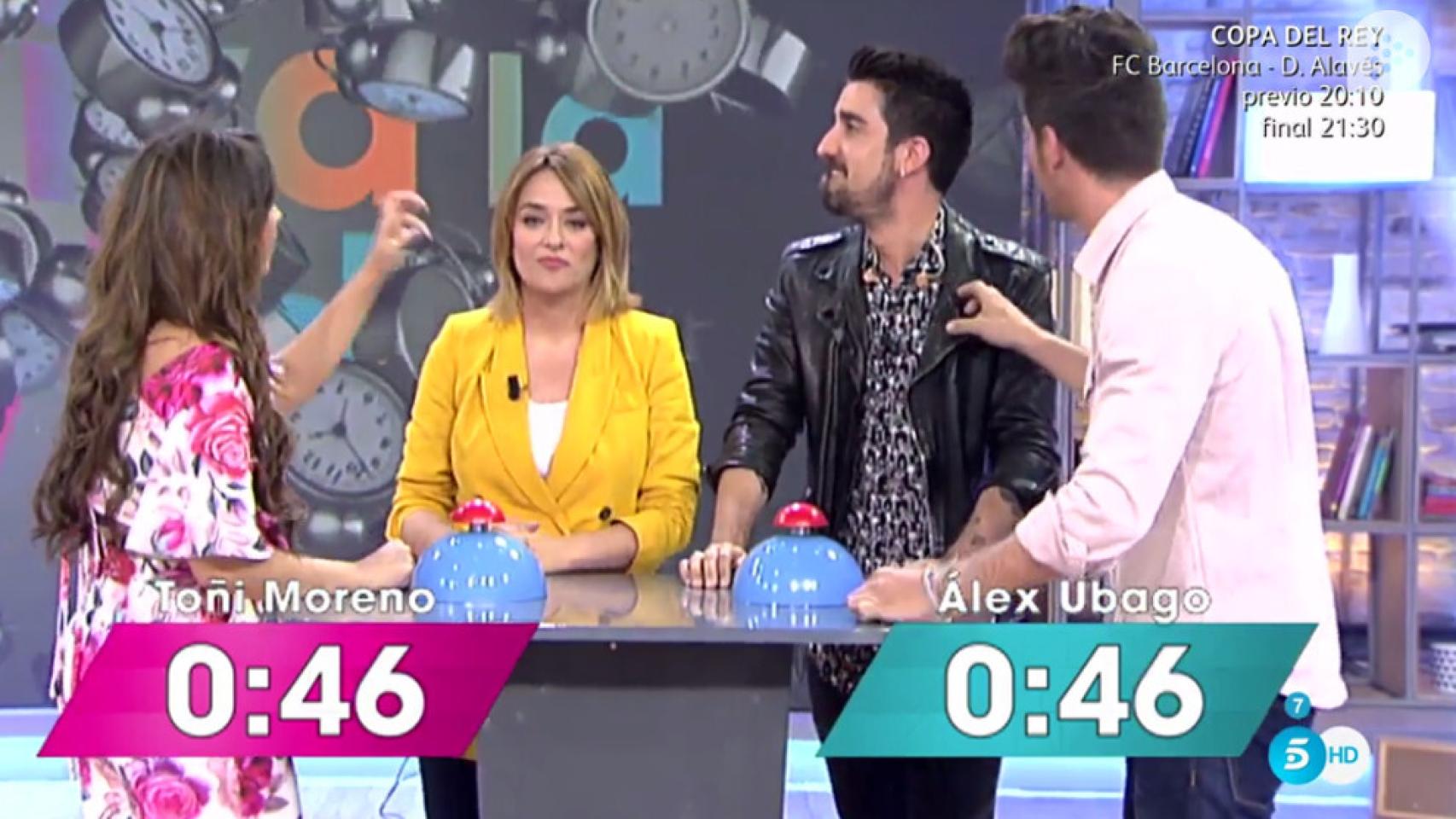 Toñi Moreno y Álex Ubago