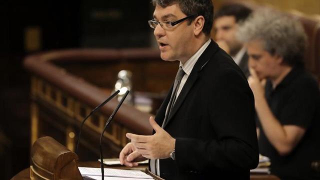 El ministro de Energía, Álvaro Nadal, durante una comparecencia en el Congreso.