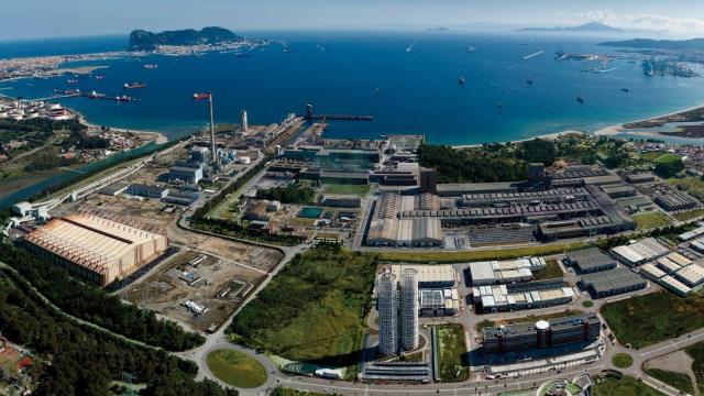Factoría de Acerinox en el Campo de Gibraltar