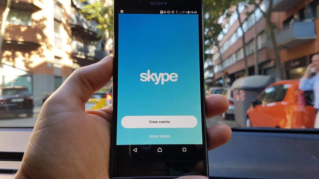 Así era Skype en 2017
