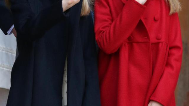 La princesa Leonor y la infanta Sofía