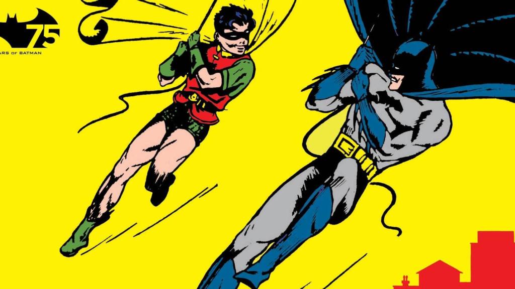 Viñeta del Batman de Bob Kane.