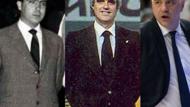 Pedro Ferrándiz, Lolo Sáinz y Pablo Laso.