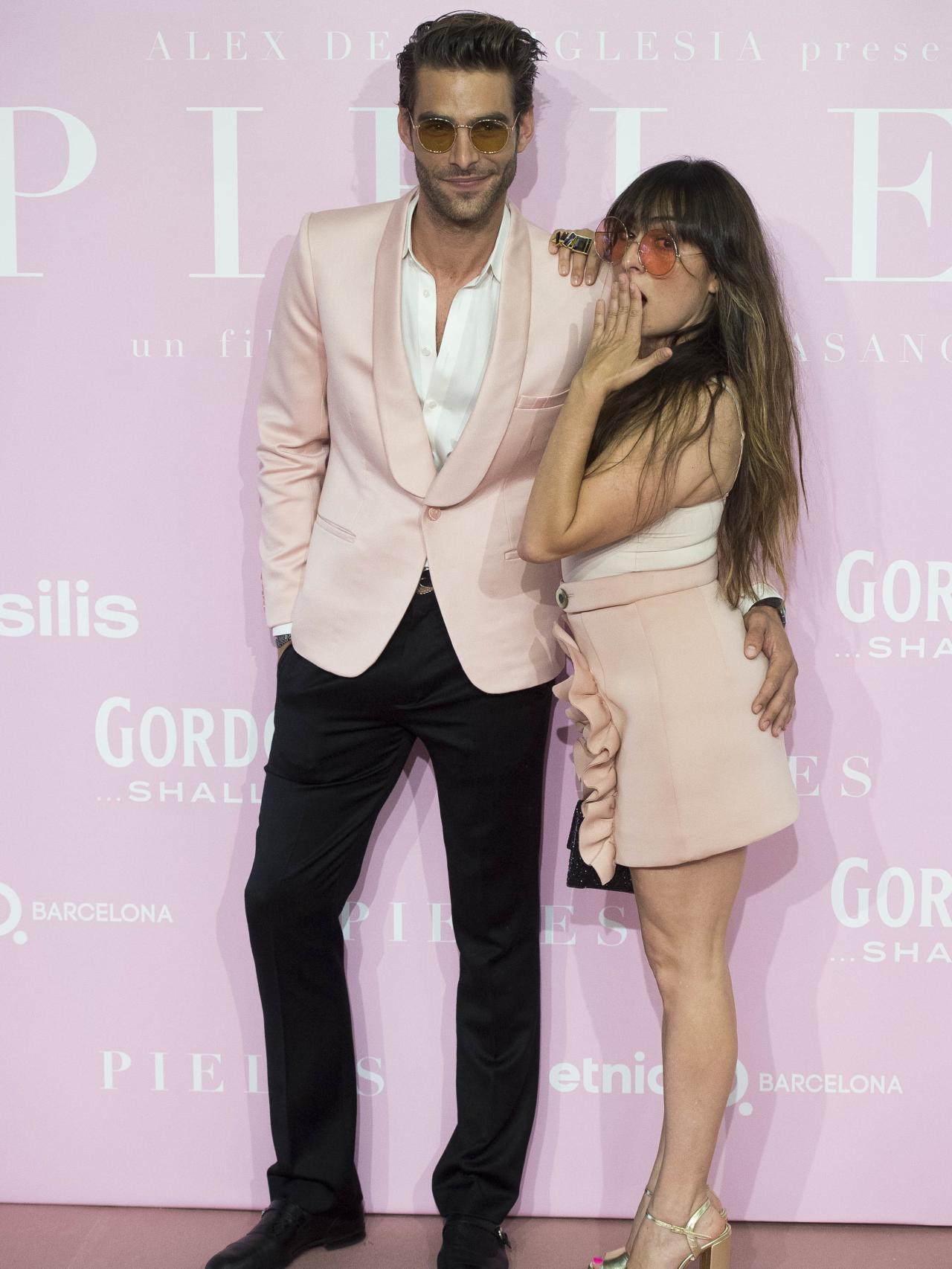 Jon Kortajarena y Candela Peña, este miércoles en Madrid.