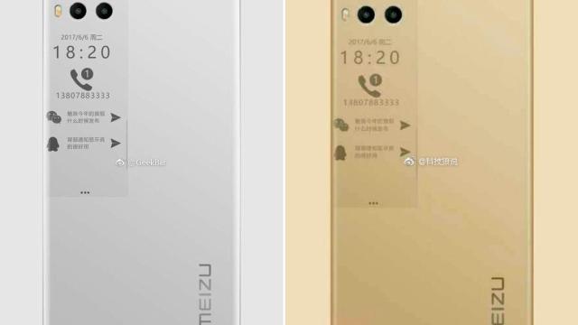 Así es la pantalla trasera de los Meizu Pro 7 y Pro 7 Plus