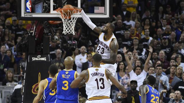 El autopase de Lebron a tablero, la jugada de las finales NBA