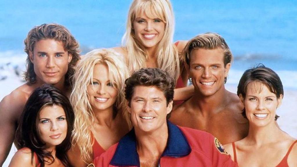 Los protagonistas de Los vigilantes de la playa.