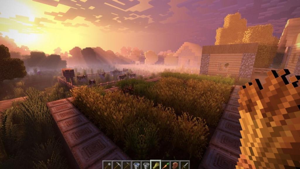 Minecraft, uno de los juegos que usan la base del metaverso para funcionar.