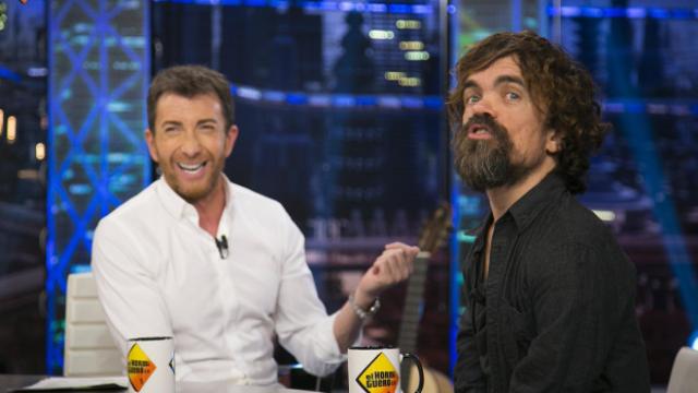Pablo Motos y Peter Dinklage, el pasado miércoles en El Hormiguero.