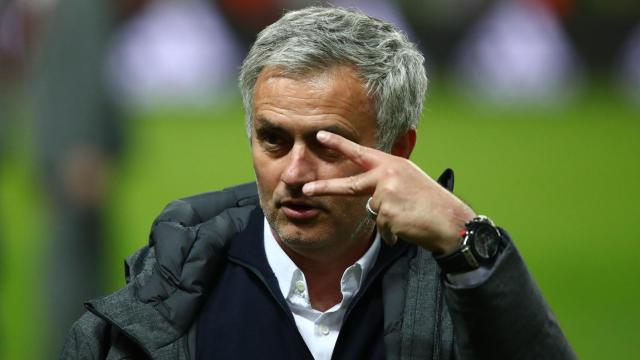 Mourinho, tras ganar la Europa League.