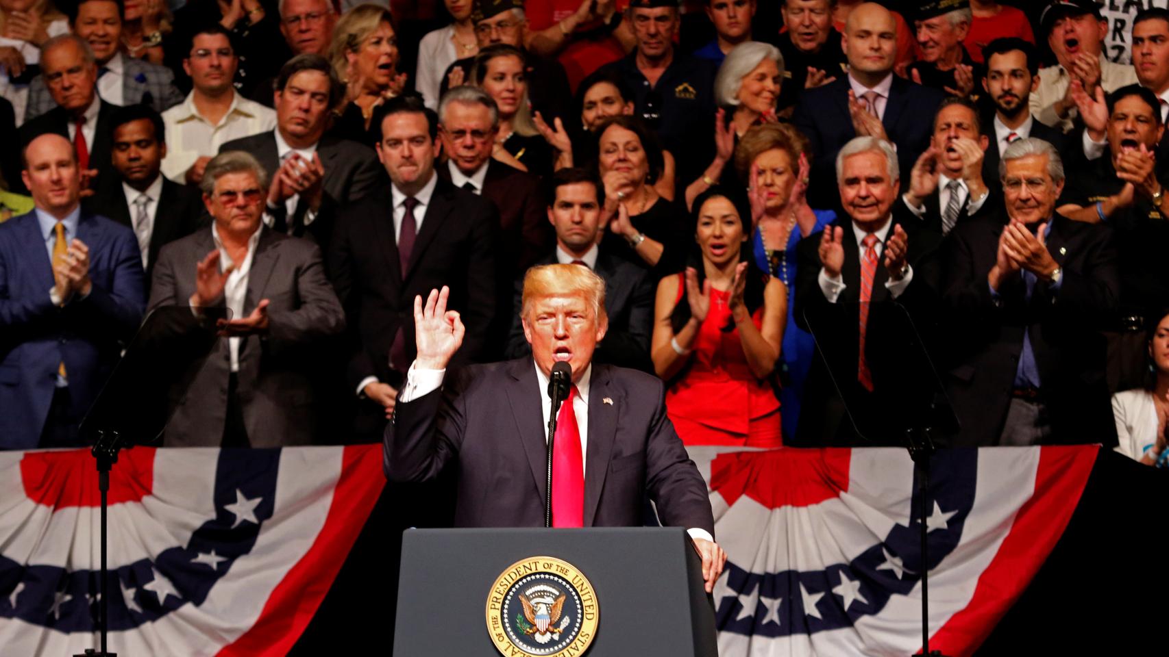 Trump ha prometido lograr la libertad del pueblo cubano.