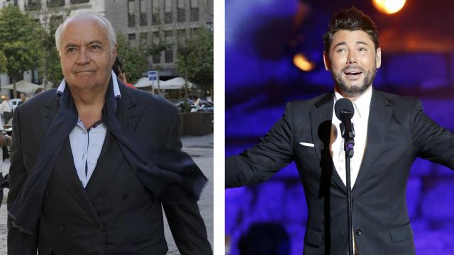 José Luis Moreno (izda.) y Miguel Poveda (dcha.).