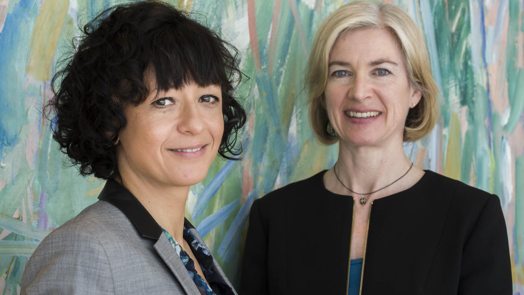 Emmanuelle Charpentier y Jennifer Doudna, en Madrid