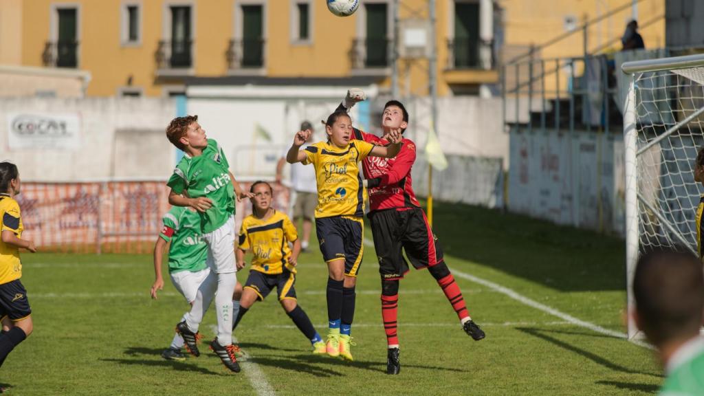 Carla durante el partido contra el DC Tropezón.