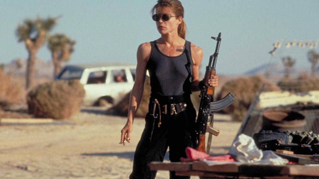 Sarah Connor pudo con todo un terminator.