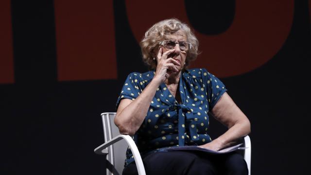 La alcaldesa de Madrid Manuela Carmena