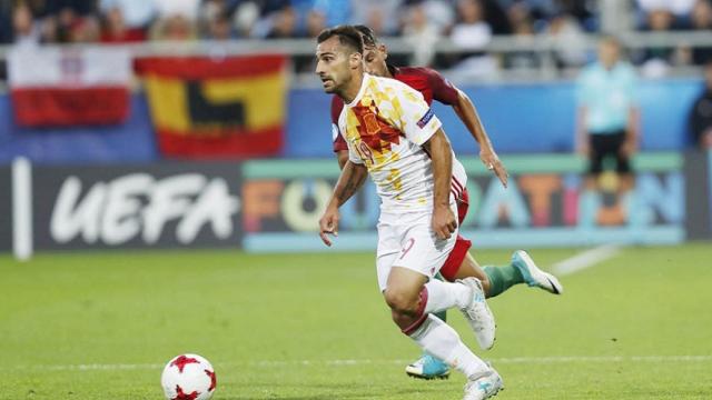 Jonny, durante un partido con España. Foto: celtavigo.net