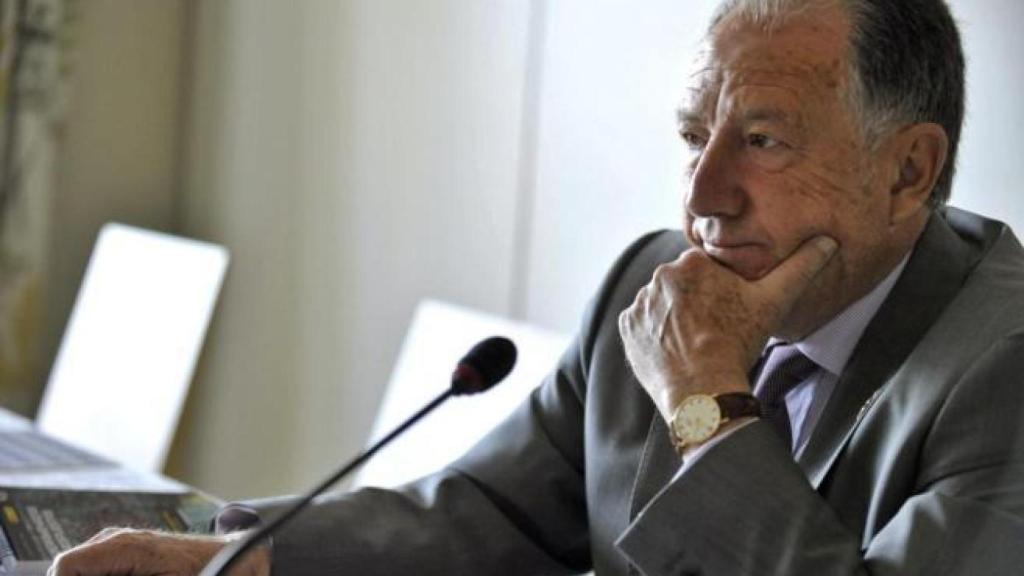 El director del Centro Nacional de Inteligencia (CNI), Félix Sanz Roldán, durante una conferencia.