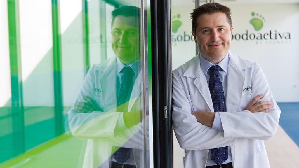 Víctor Alfaro, dueño de Podoactiva y podólogo del Real Madrid.