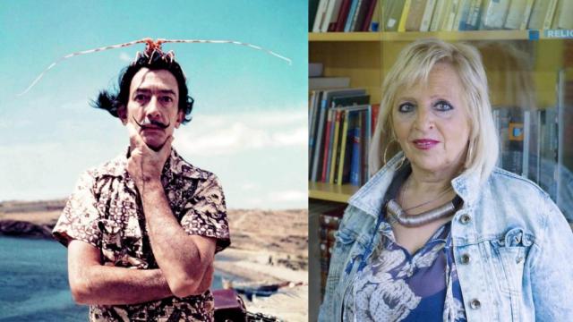 Salvador Dalí y Pilar Abel.