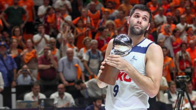 Felipe Reyes, con el Real Madrid.