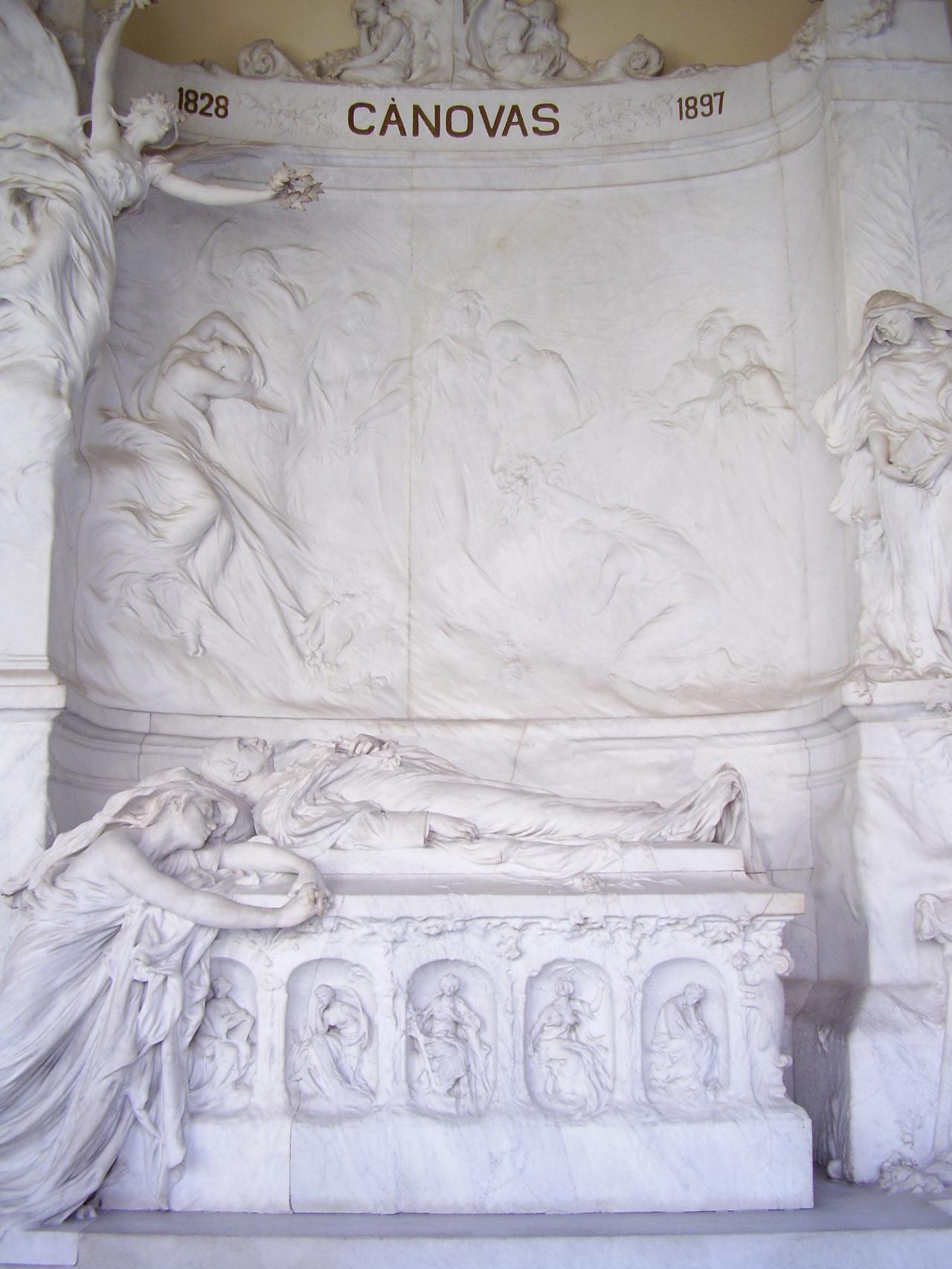 La tumba de Cánovas del Castillo