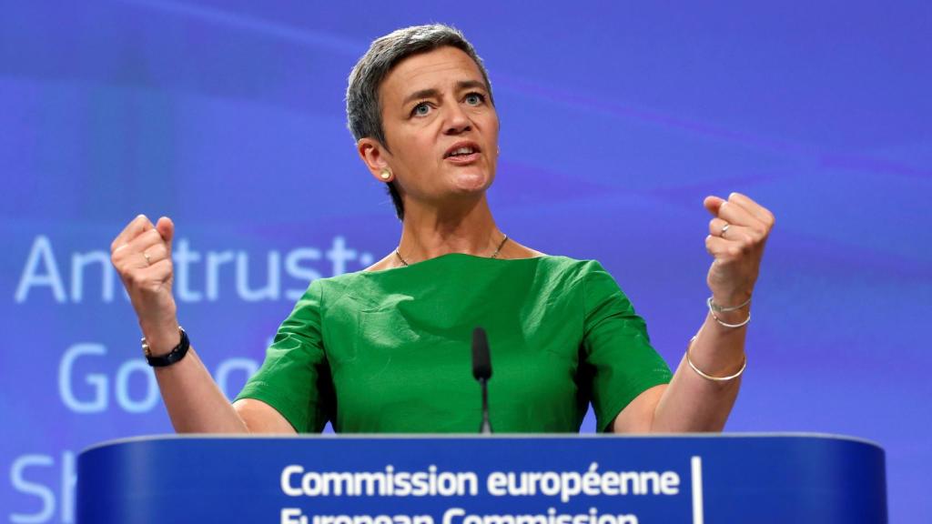La comisaria de Competencia, la liberal danesa Margrethe Vestager.