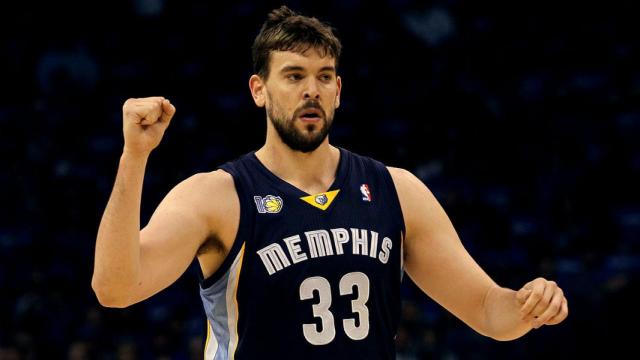 Marc Gasol con Memphis este curso.