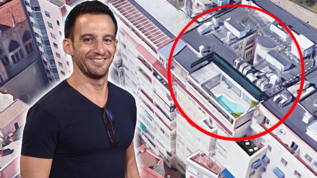 El ático de Alejandro Aménabar en Madrid.