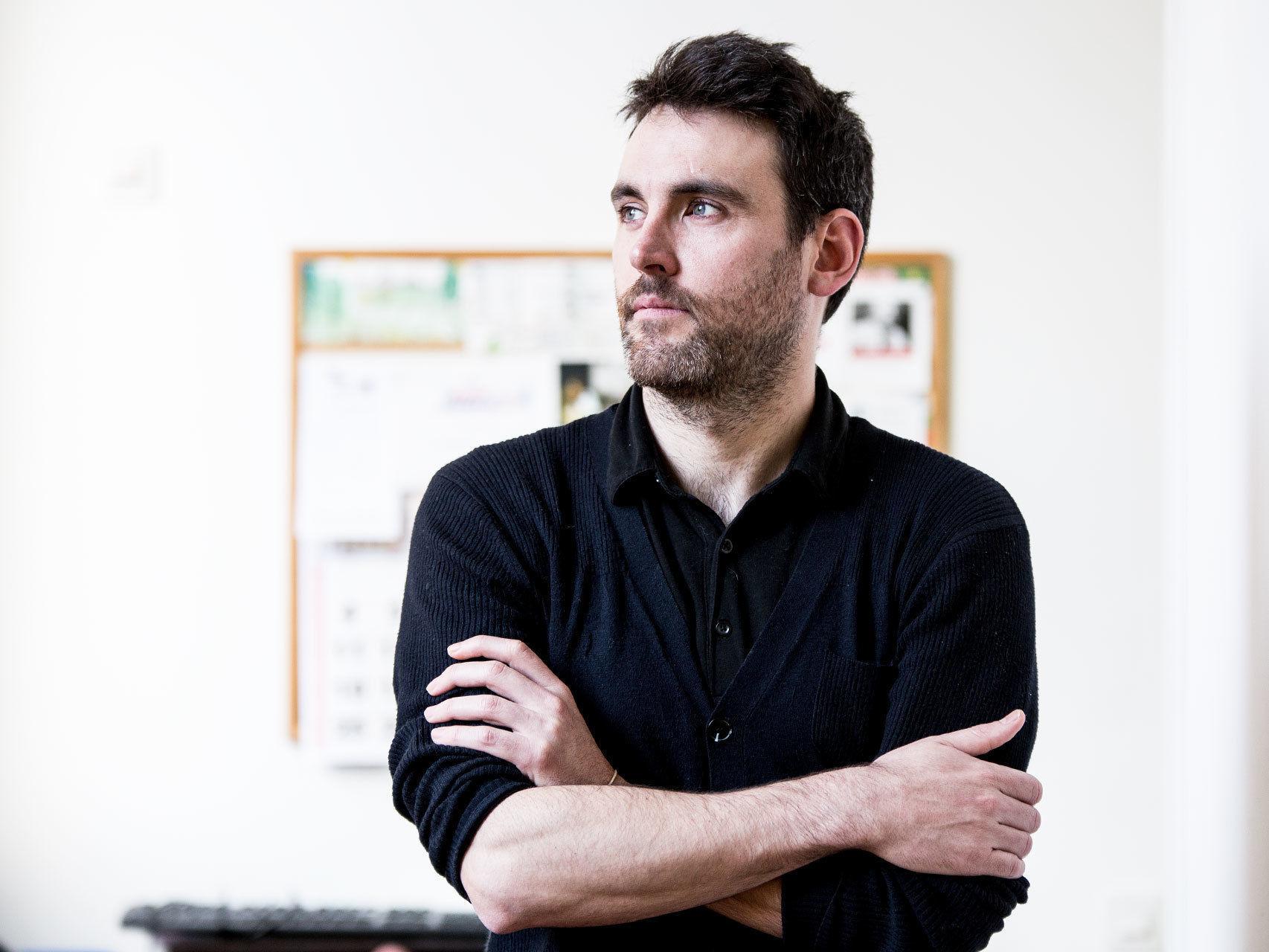 El escritor Daniel Jiménez, autor de Cocaína.