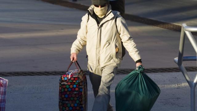 Manuel González González , el loco del chandal,  saliendo de prisión en 2013
