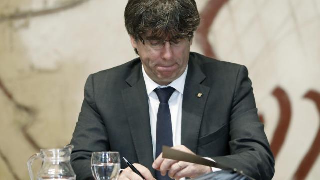 Carles Puigdemont.