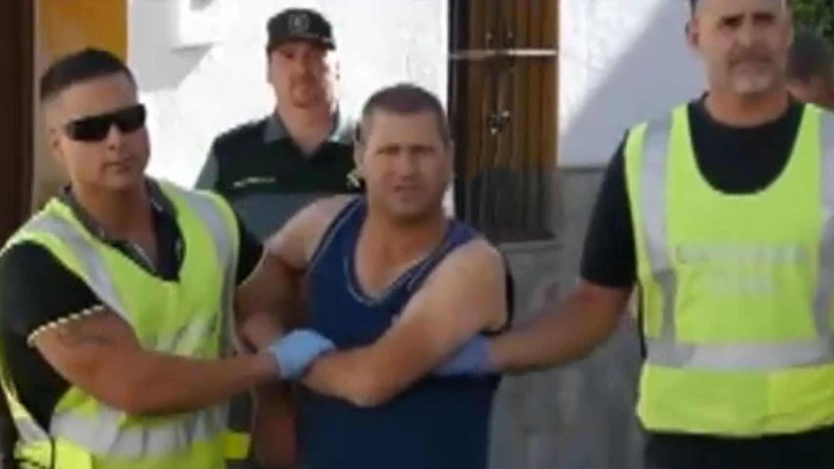 Detención de el loco del chándal.