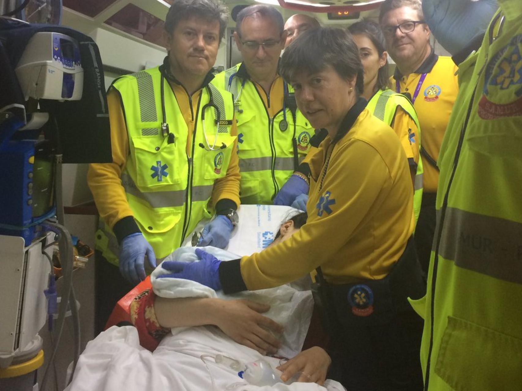 Cuando el Samur llegó, el bebé ya había nacido.