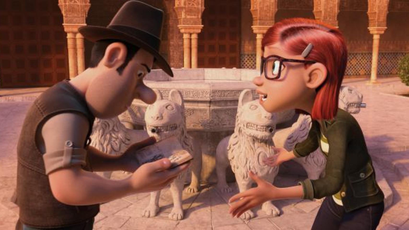 Tadeo Jones en la Alhambra.