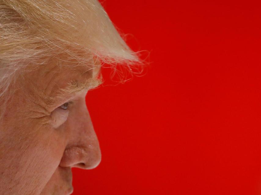 El presidente de Estados Unidos, Donald Trump, durante la reunión del G20