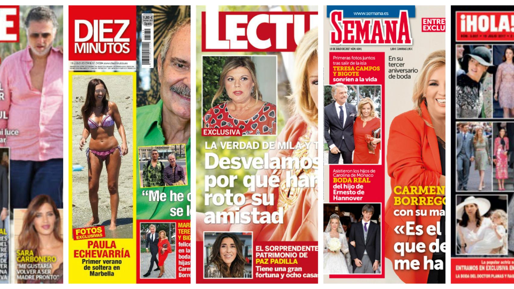 Kiosko rosa: Paula Echevarría luce tipazo en bikini en Marbella